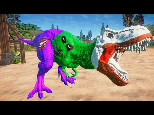 T-Rex Azul  Jurassic World Evolution 🌎 Jogo de Dinossauro 