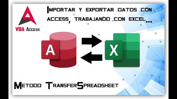 Importar y exportar datos con Access, trabajando con Excel🎤