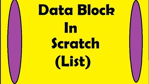 Data Block in Scratch (List) | Scratch Programming | Ojes Tutorials