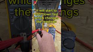 Fun with resistance readings Part 2... #electrician #electrical #resistance #ohmslaw #angrysparky