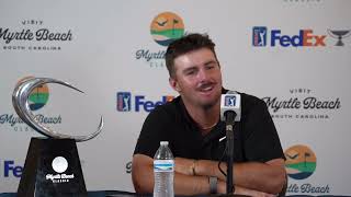 Chris Gotterup Sunday Winner Press Conference 2024 Myrtle Beach Classic ©️ PGA Tour