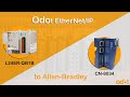 How to configure the Odot module's analog input to the Allend Bradly Compact Logix PLC