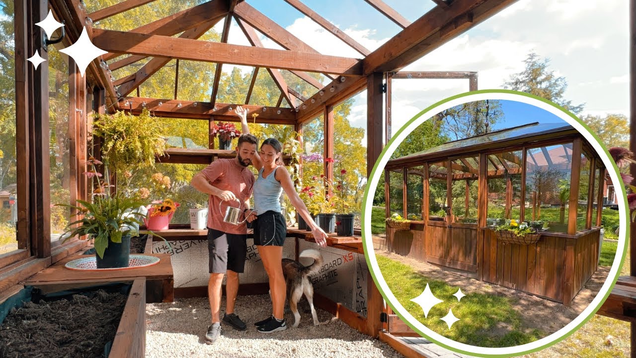 Winterizing Our GREENHOUSE! 🌱 Cold weather prep & finally finishing the