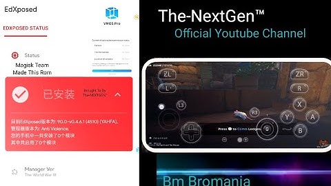 Vmos Pro : New OFFICIAL Rom 9 + Edxposed Made By Magisk-Team