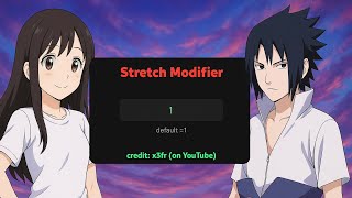 Roblox script Stretch Modifier universal gui (Direct link)