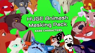 HUGE Animash Masking Pack | Obscure Characters (Credit please)