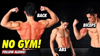 Famous No Equipment Back, Biceps & Abs Profile