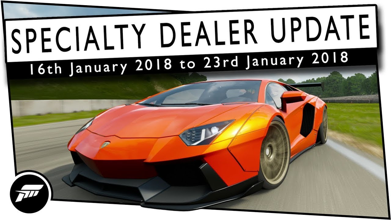 Forza Motorsport 7 Specialty Dealer Update - LAMBORGHINI AVENTADOR LP700-4