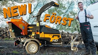 This Thing Is A BEAST!  We Test The NEW Forst ST6P Heavy Duty Wood Chipper  What do you think?