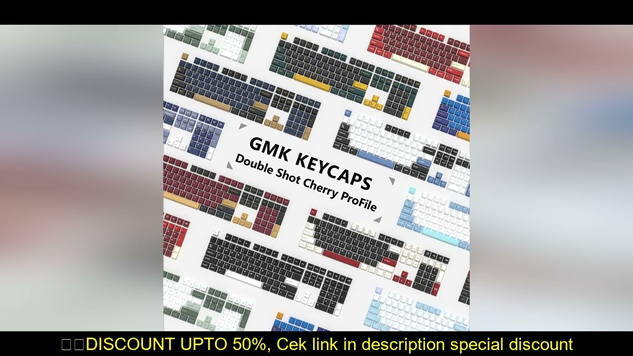 KBDiy GMK Keycap Double Shot GMK Olivia Shoko Jamon WOB Red Samurai Botanical PBT Keycaps Cherry Pro