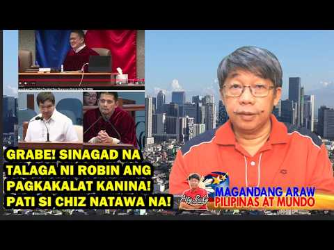 GRABE! SINAGAD NA TALAGA NI ROBIN ANG PAGKAKALAT KANINA! PATI SI CHIZ NATAWA NA!