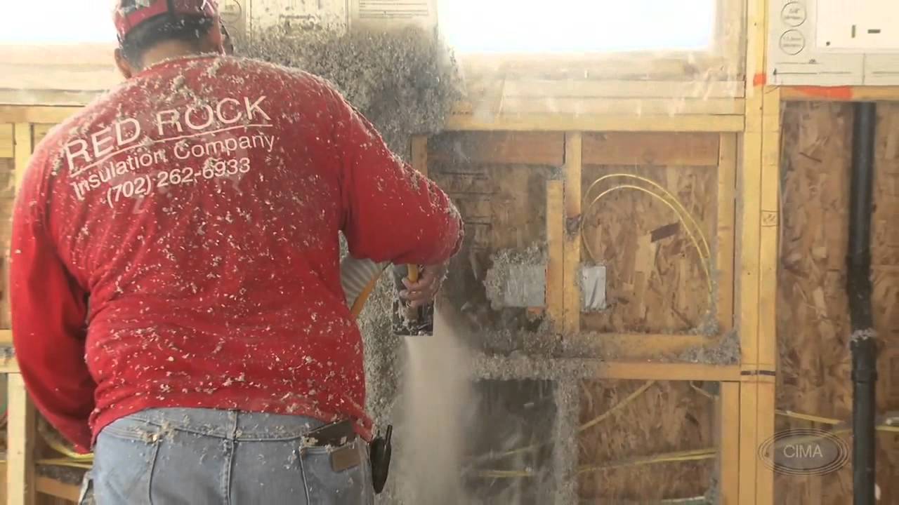 Cellulose Insulaiton in the New American Home - YouTube