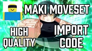 Celebrity Maki Moveset JJS Skill Builder Import Code Net Worth