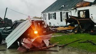 Tornado in Grant County, storm damage photos