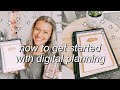 HOW TO DIGITALLY PLAN ON IPHONE, MACBOOK, or IPAD! | digitally planning plan my life *FREE PLANNER!*