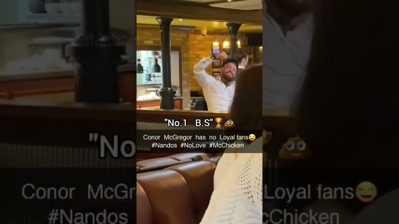 Conor McGregor Gets Trolled By A Fan In Pub 😯 