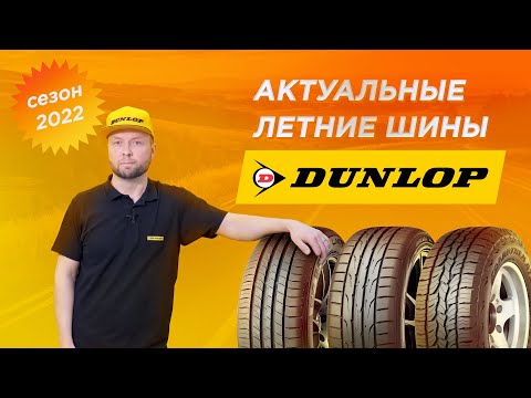 Актуальные летние шины Dunlop сезона 2022