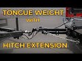 How a Hitch Extension Affects Tongue Weight