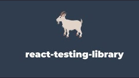 React with react testing library and context API