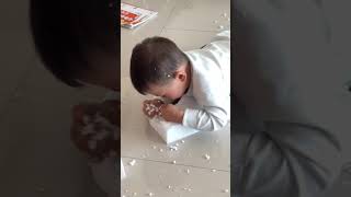 Headache #The baby is destroying the house#A troublemaker#Human cubs#Parent-child#Mother o