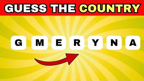 “Only 1% Can Guess All the Countries 😱 | Word Puzzle Challenge!”