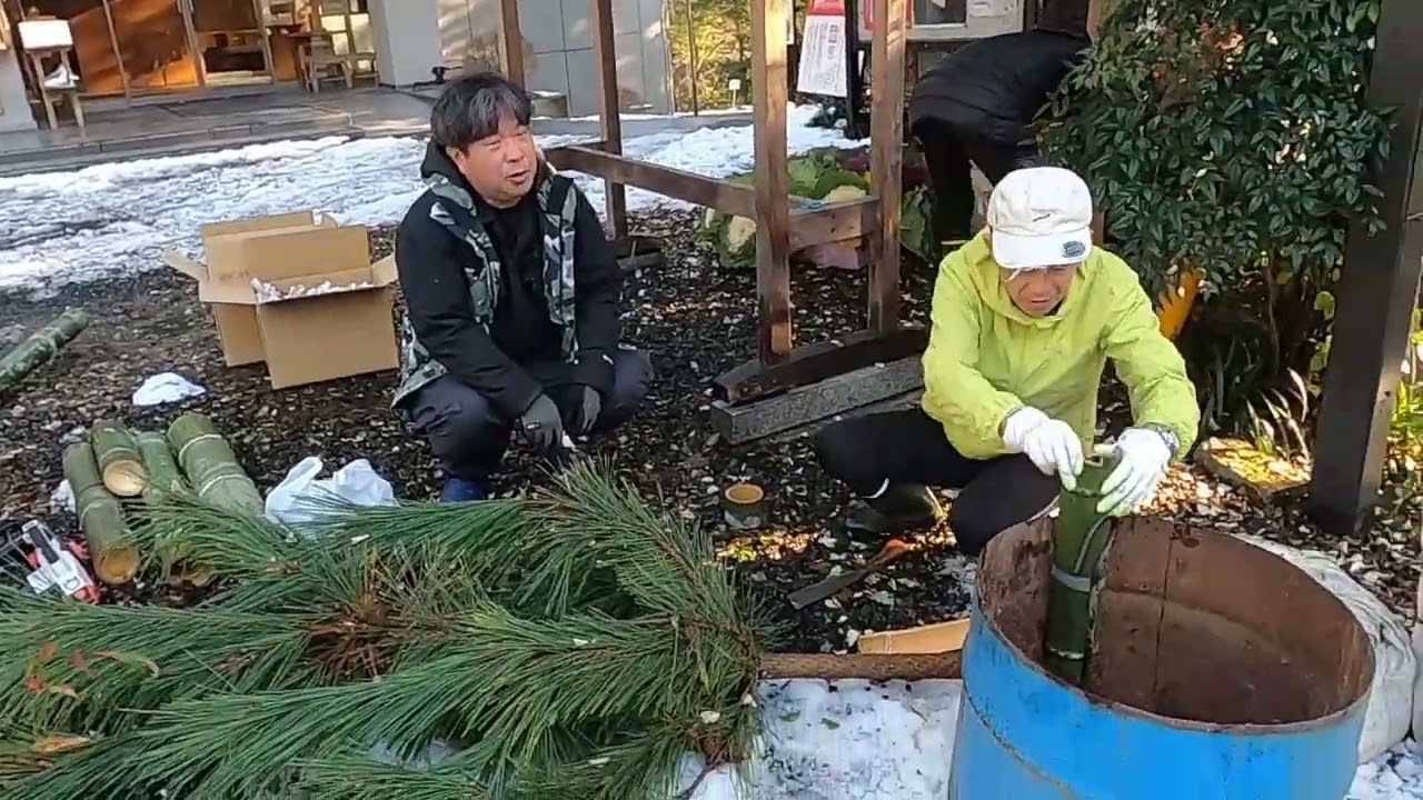 令和7年12月28日 宇倍神社正月準備作業ご奉仕