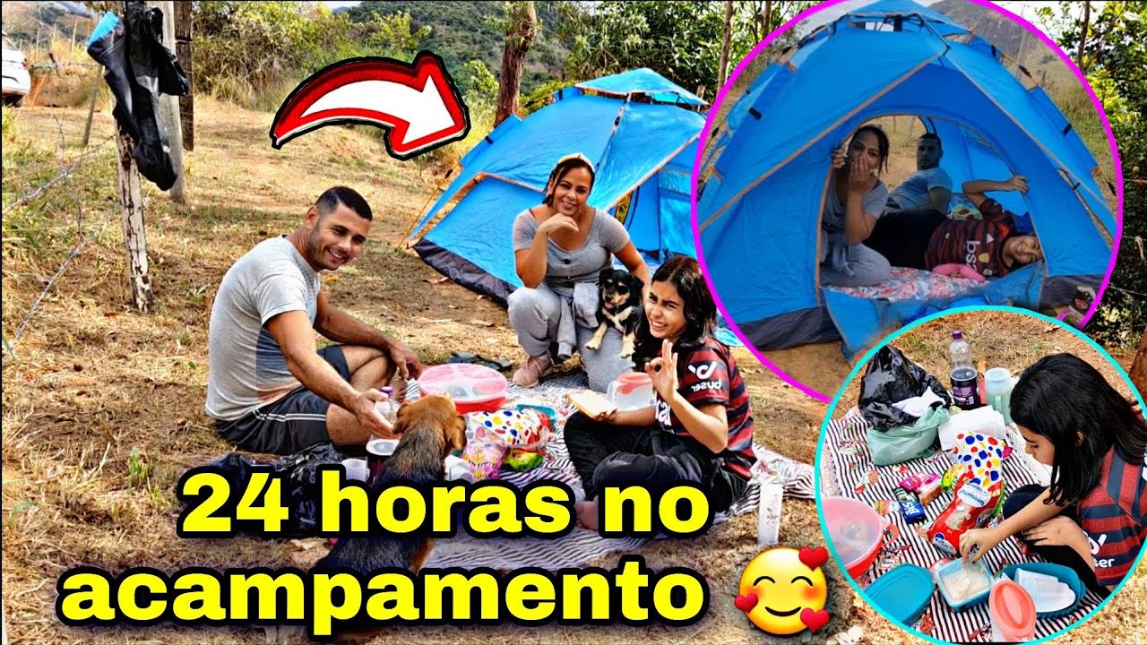 UM DIA INTEIRO NO MEIO DO MATO  FAZENDO PIQUENIQUE NO ACAMPAMENTO! JAQUE COSTA 🦋