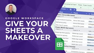 How to Make Google Sheets Look Good with the NEW Tables Feature