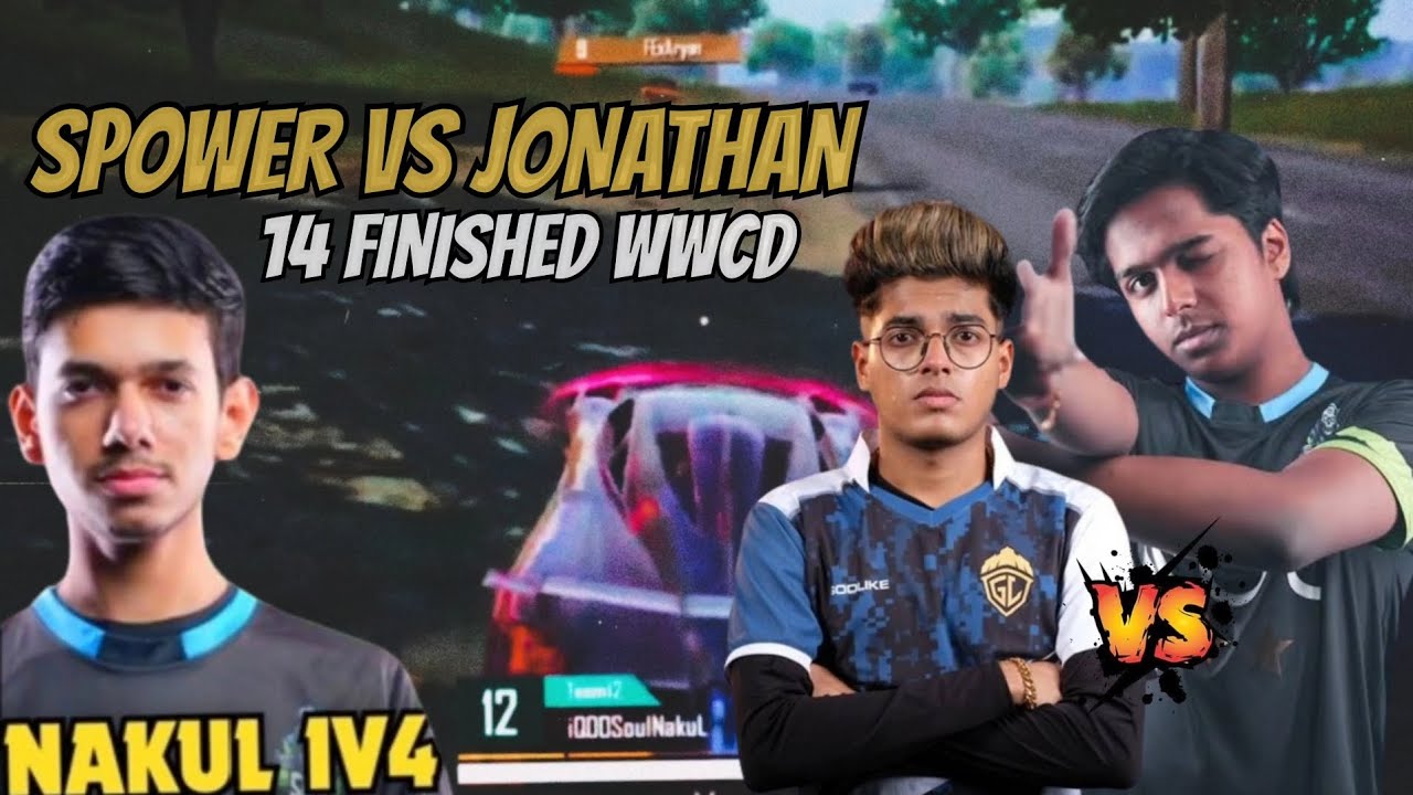 iQOOSouL 14 Finishes WWCD 😳 SouL NAKUL 1v4 Clutch 🔥 SPOWER vs JONATHAN ...