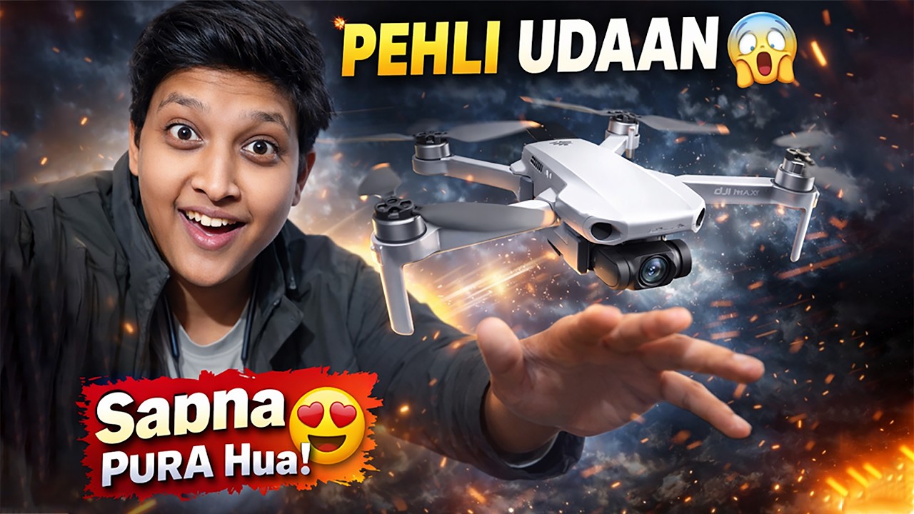 Finally Liya DJI Mini 4K Drone 😍 | First Flight + Training Vlog - YouTube