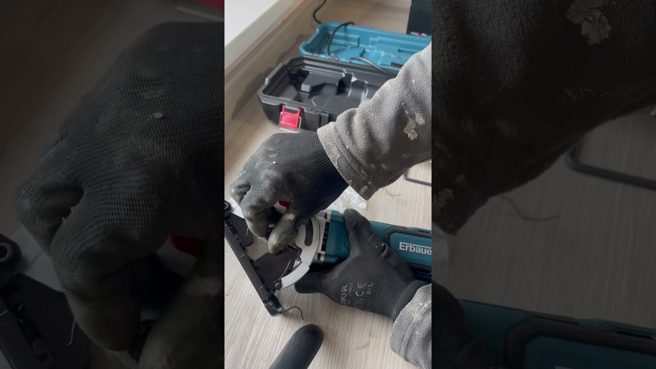 How to change ERBAUER EMCS650 650W 85MM ELECTRIC MINI CIRCULAR SAW Blade DIY 