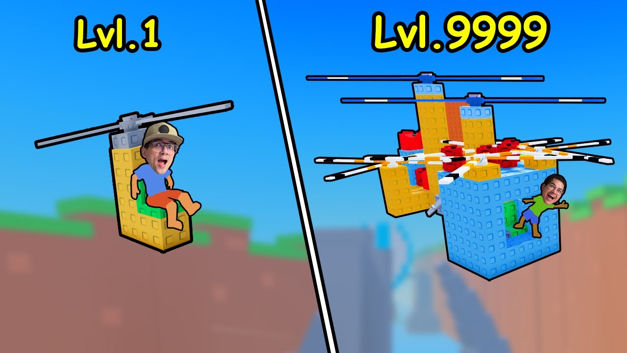 CRIAMOS UM HELICÓPTERO PARA VOAR NO CÉU!