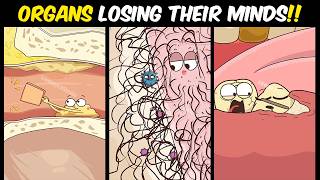 Organs Losing Their Minds! 🤯 Funniest Body Comedy Anime Ever
