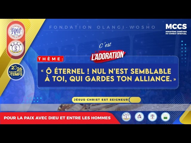 CULTE D'ADORATION DIMANCHE 20 SEPTEMBRE 2026