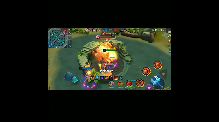 REAL ALDOUS 500 STACKS VS CHOU DRAGON BOY | Mobile Legends shorts, #Shorts