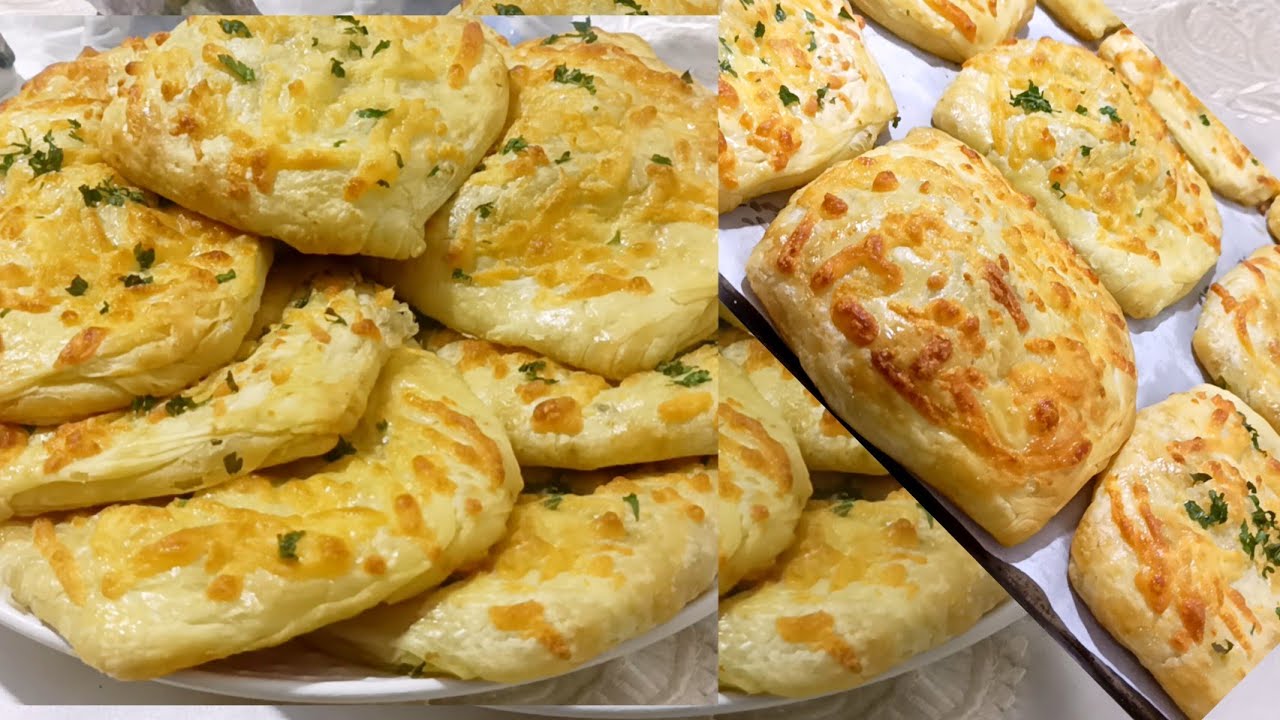 سجليهم لرمضان رغيفات معمرين بالبصلة والفرماج من أروع مايكون طريين لذاذ وهشاش اللي ذاقهم يزيد