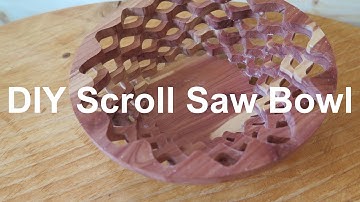 DIY scroll saw bowl + CHANNEL ANNOUNCEMENT