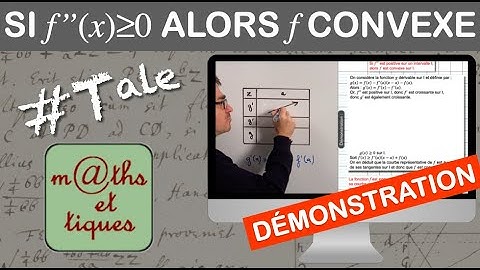 DEMONSTRATION : Si f