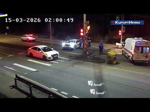 Смертельная авария с участием двух кроссоверов произошла в Курортном районе