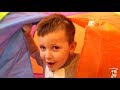 Kids Playtime in Playhouse Tent &amp; Tunnel | THE CLAW WILL GET YOU