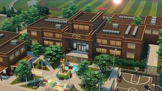 Copperdale High School 🏫...(Sims 4 Speed Build)
