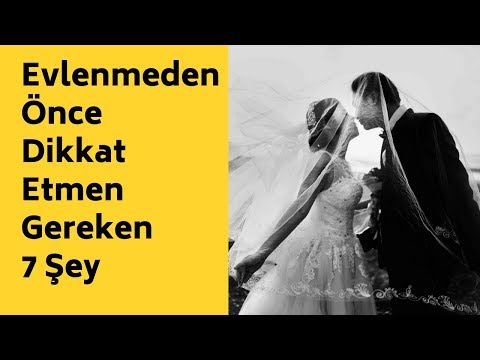 Video: Evlenmekten sizi alıkoyan nedir?