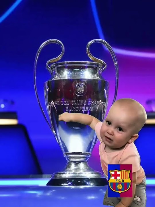 ngakak!! anak kecil di jadikan meme Barcelona.. #football