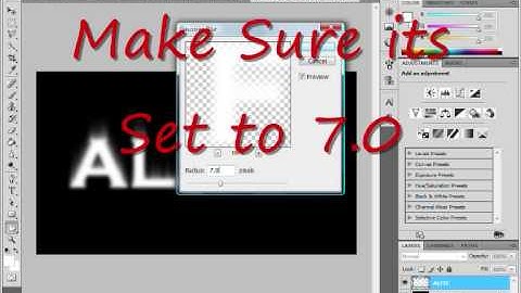 How To make a FIRE TEXT (Adobe Photoshop cs4)