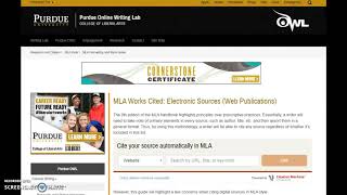 how to use Purdue OWL