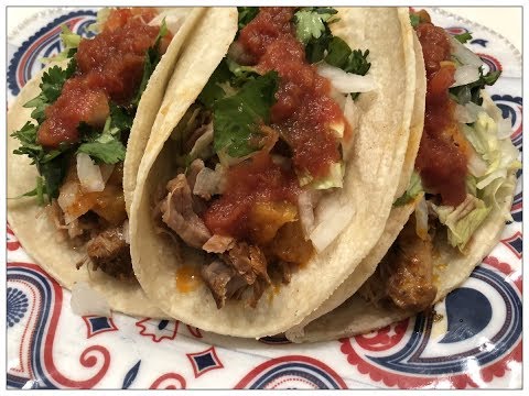 Tricia's Creations: Tacos Al Pastor :Pulled Pork Tacos