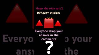 Guess the code part-2