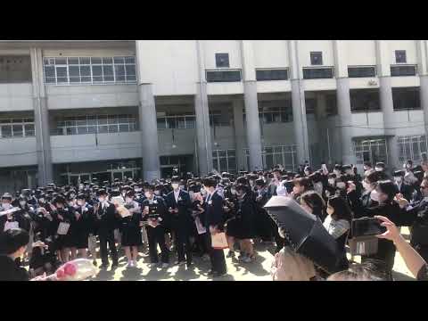 20230315 ゆきな中学校卒業式 生徒全員3月9日熱唱！青春やなぁ…。😭長女長男次女も参加。