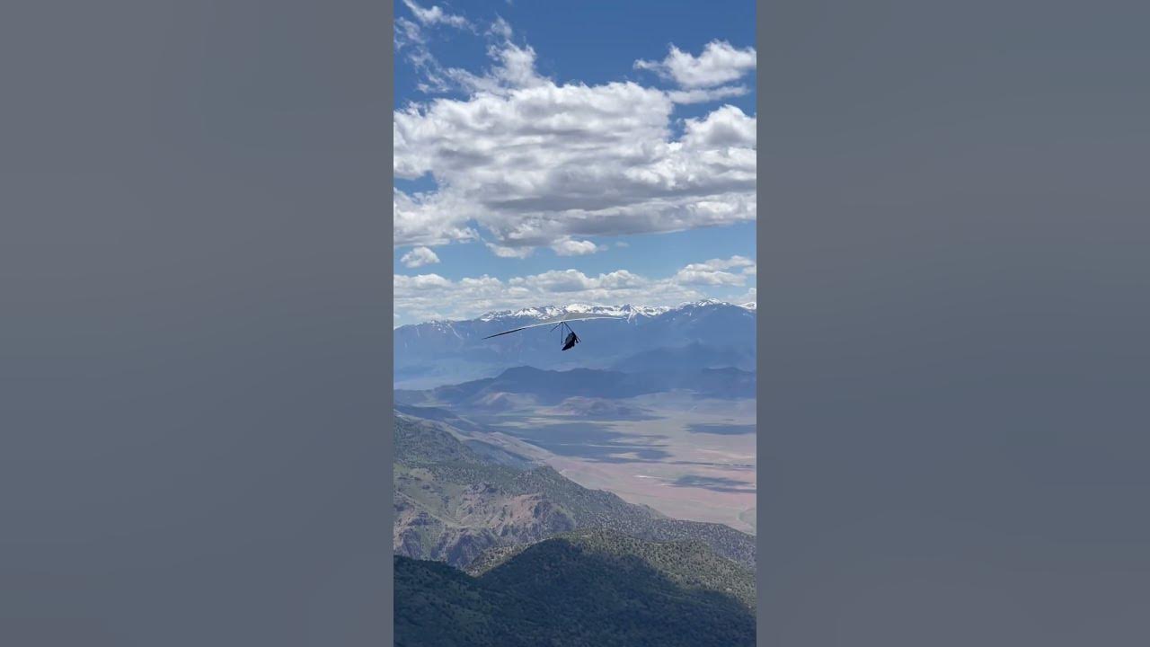 Hang glider launch Monroe UT YouTube