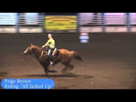 Keystone Barrel Racing Paige Brown Riding All Jacked Up in Keystone Barrel Classic horse ...